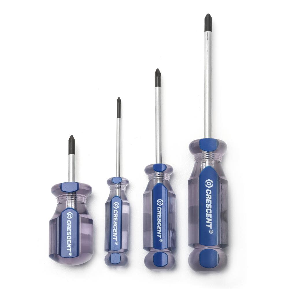 4 Pc. Phillips? Acetate Screwdriver Set ;