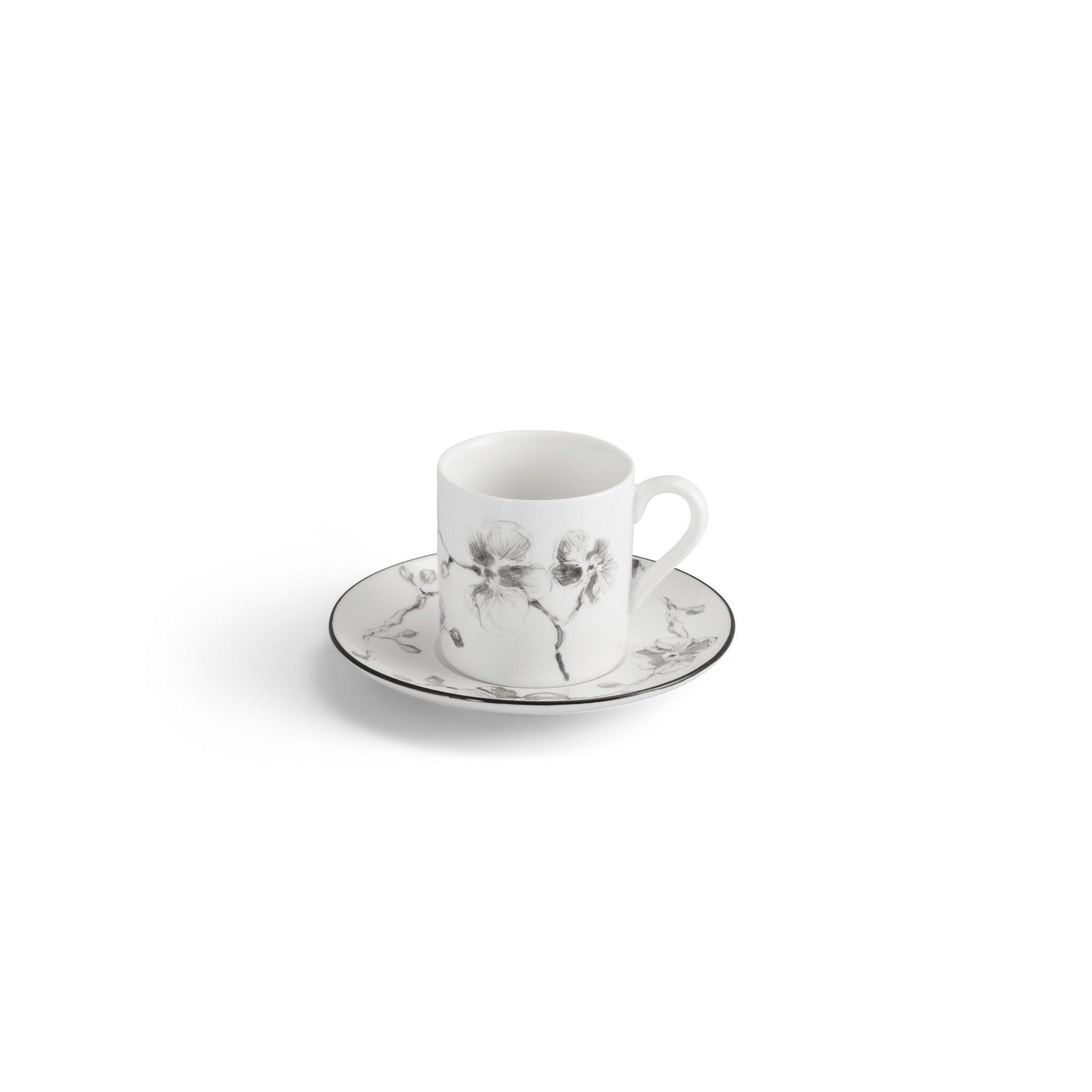 Black Orchid Demitasse