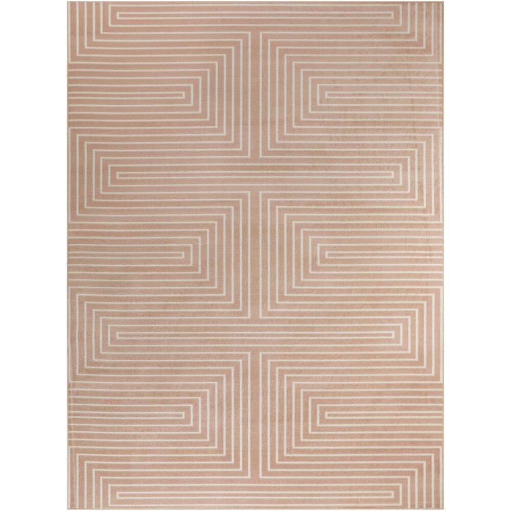 Paskal Geometric Striped Indoor/Outdoor Area Rug
