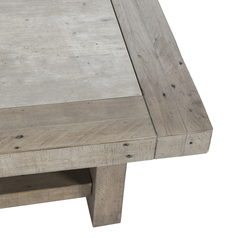 Stonebridge Square Coffee Table by Kosas Home   Farmhouse   Coffee Tables   by Kosas  Houzz