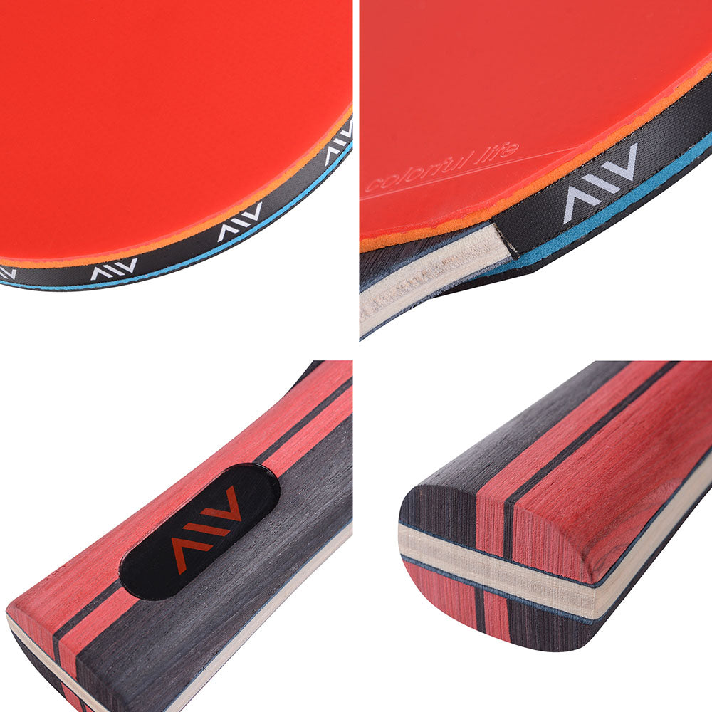 Yescom Ping Pong Paddles and Balls & Carrying Bag