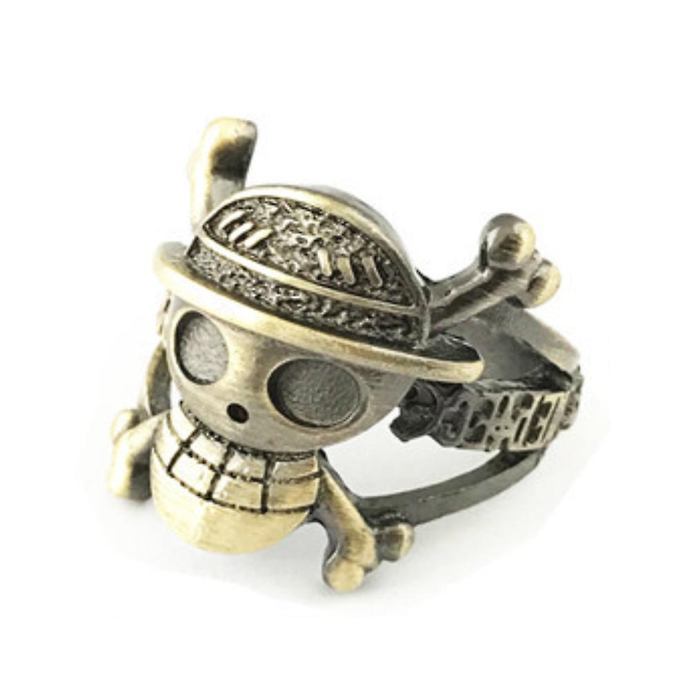 One Piece Ring Luffy Skull Hollow Ring Anime