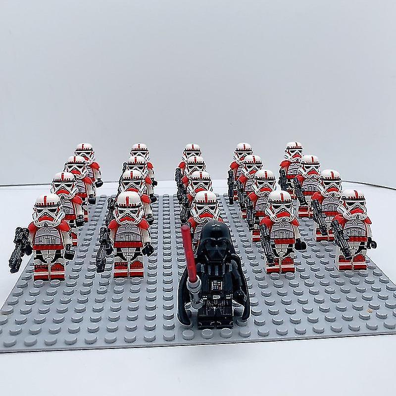 21pcs Fit Star Wars Empire Storm Trooper Minifigures Kids Toys