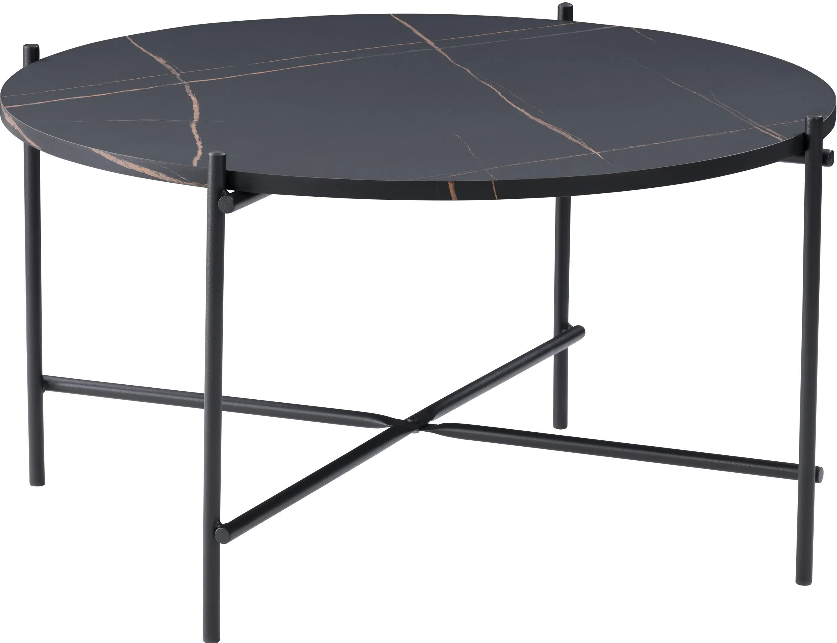 Ayla Black Marble Coffee Table