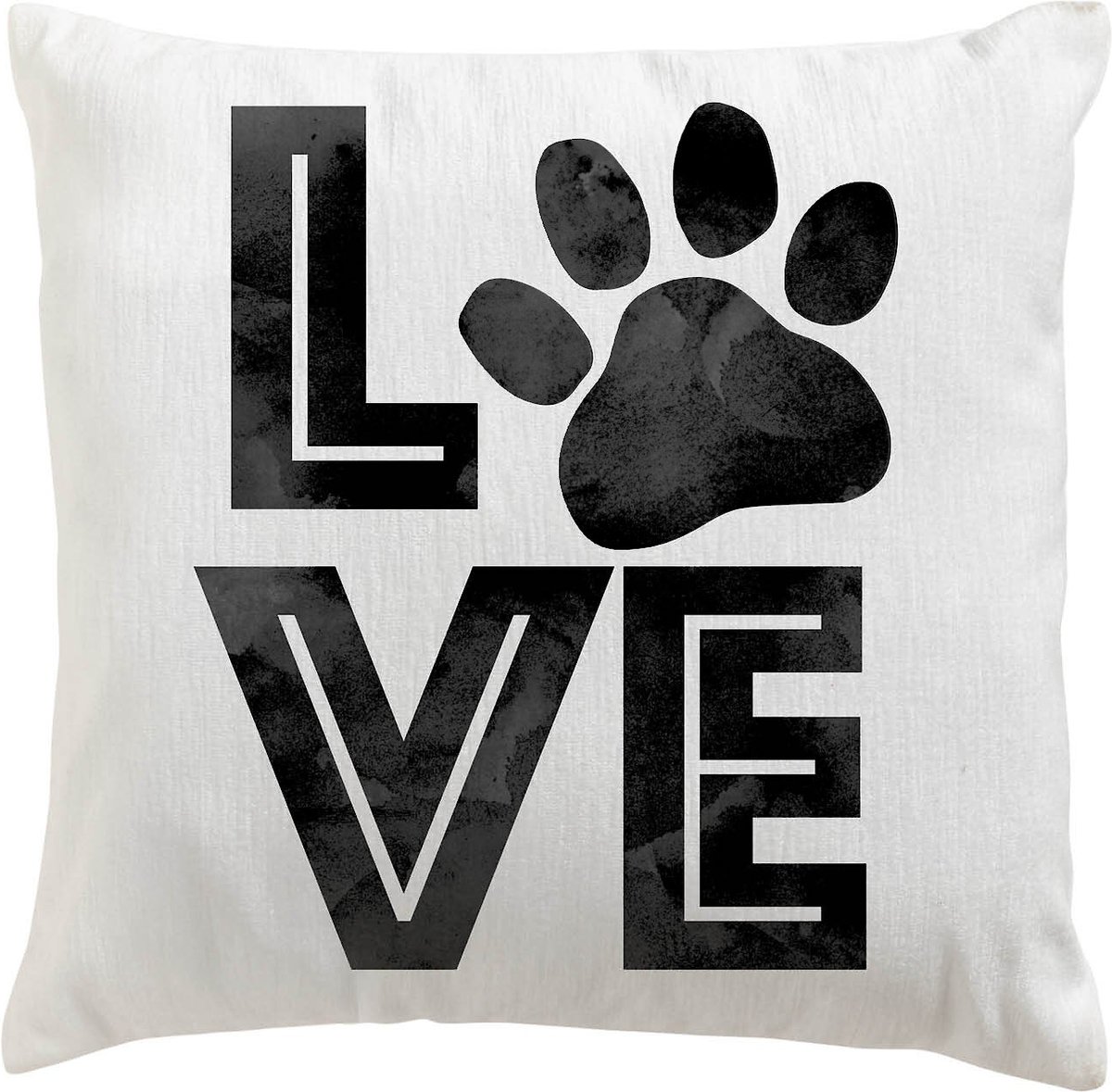 Custom Personalization Solutions Love my Pooch Personalized Throw Pillow