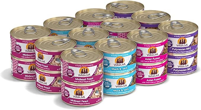 Weruva Grain-Free Natural Canned Wet Cat Food， Classic Recipes