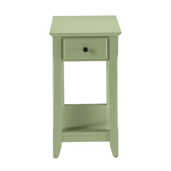 Acme Furniture Bertie Wood Transitional Side Table