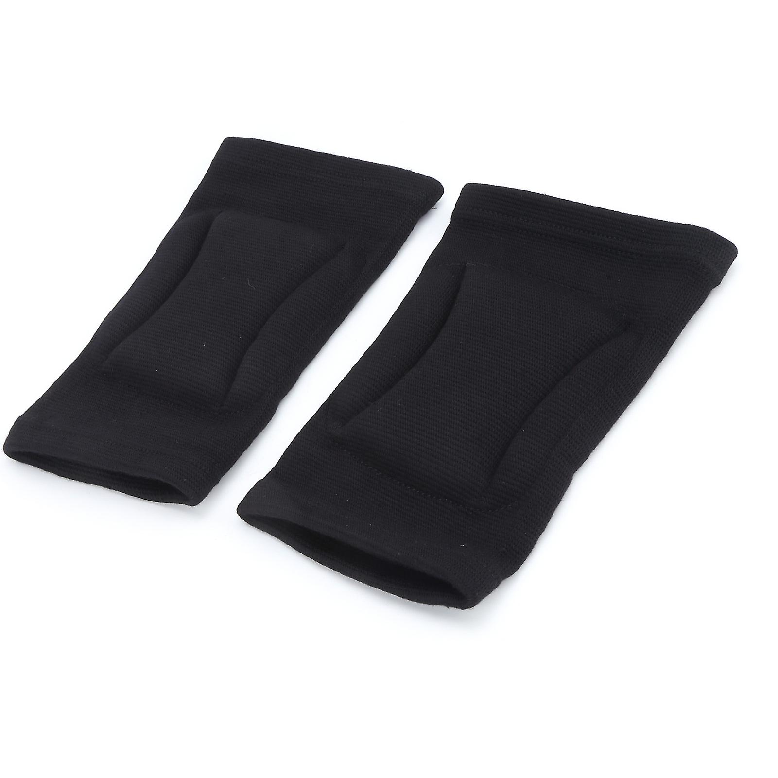 2pcs Knee Pads Thick Sponge Anticollision Nylon Eva Protective Knee Sleeves For Children Teenagers Adults Men Women(l )