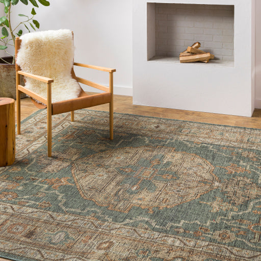 Reign NZ Modern Wool Dark Green Rug