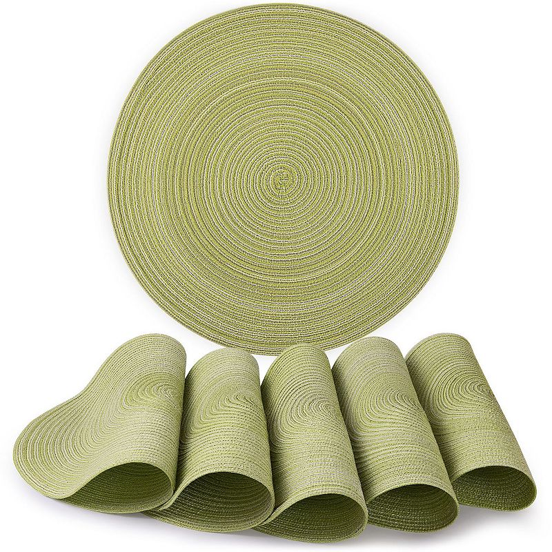 Round Placemats Braided - Set of 6