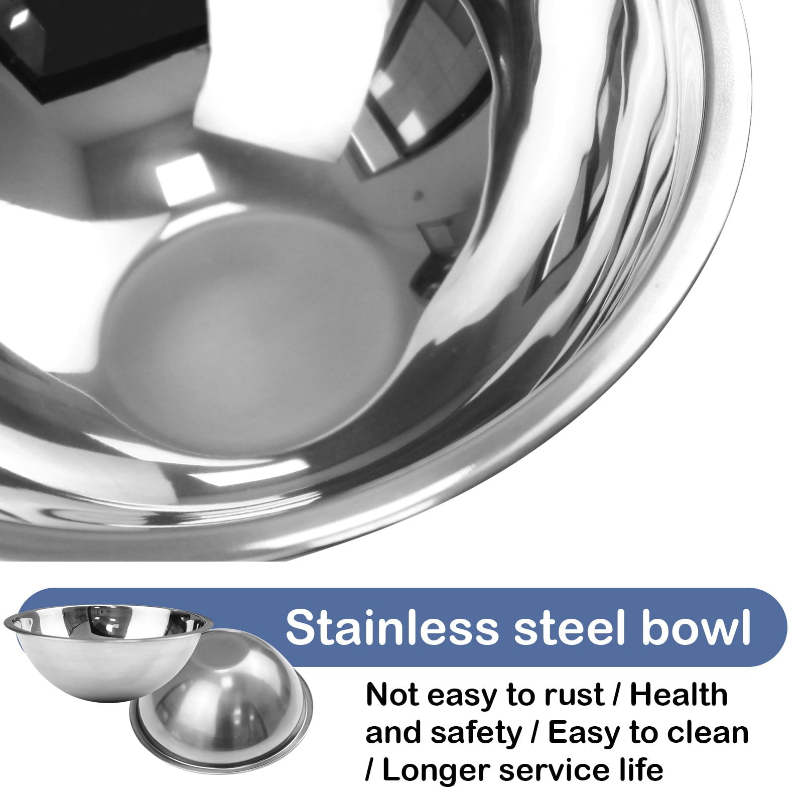 Ptlom Elevated Stainless Steel Pet Food Bowl with Stands, Raised Dog Cat Feeding Bowls Set,Gray