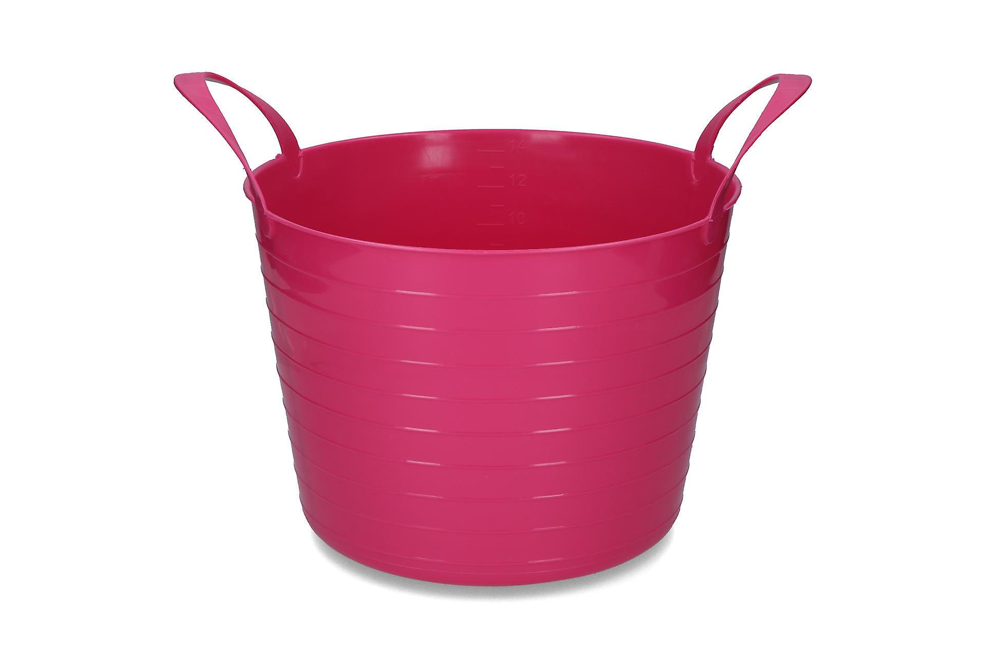 Livestock Feeding Drinking Bucket V Trug Flexi 14 L