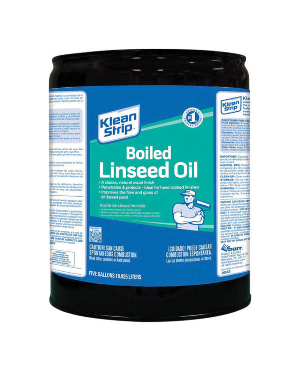 OIL LINSEED BOILED 5GAL