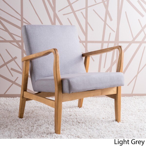 Perseus Mid-Century Fabric Club Chair by Christopher Knight Home