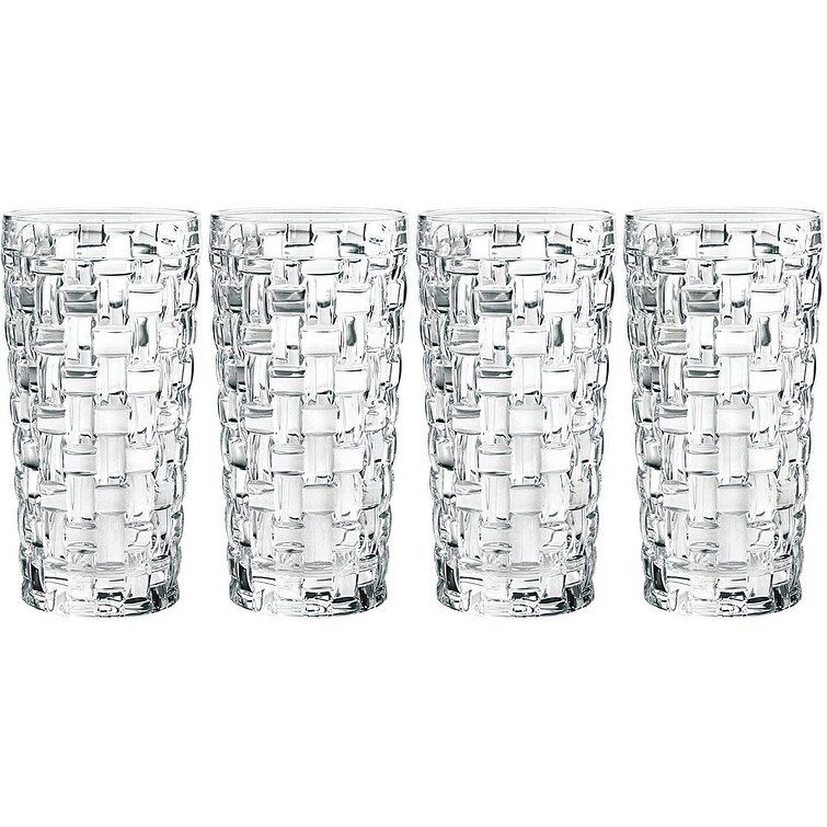 Nachtmann Dancing Stars Bossa Nova Long Drink Glass Set of 4   14 oz.