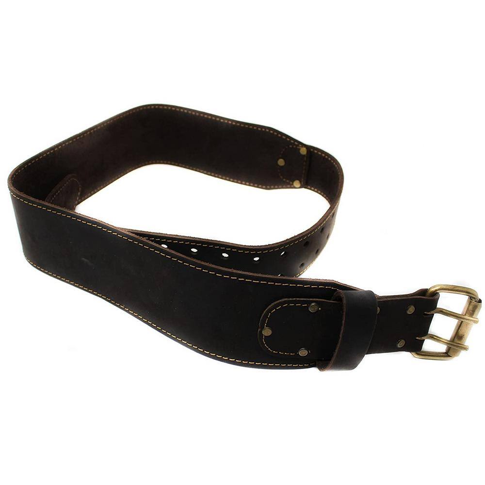 OX TOOLS Pro 3 in. Size Large Oil-Tanned Leather Tool Belt OX-P263303