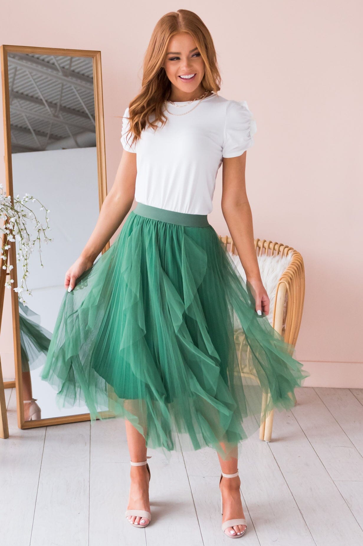 Far & Away Modest Tulle Skirt