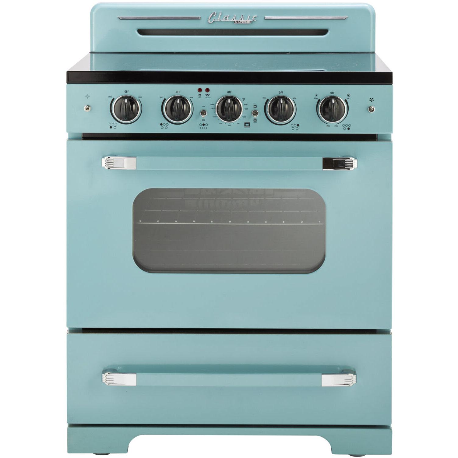 Unique Appliances 30-inch Freestanding Electric Range with Convection Technology UGP-30CR EC T