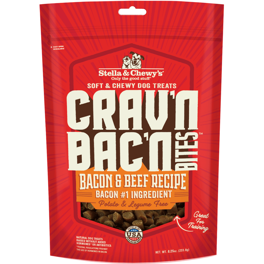 Stella and Chewy's Crav'n Bac'n and Beef Bites Dog Treats - 8.25 oz