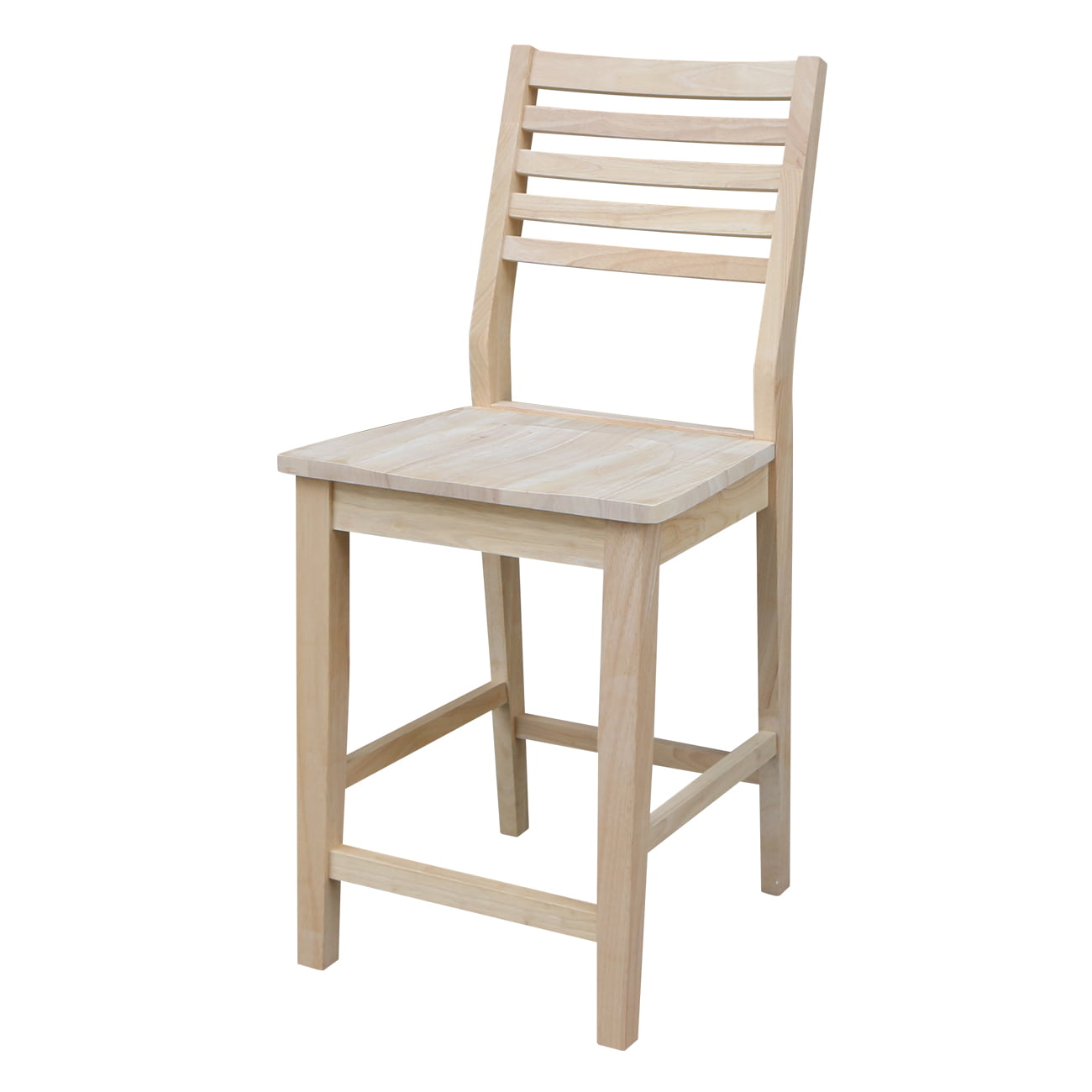 Aspen Counterheight Slat Stool - Unfinished