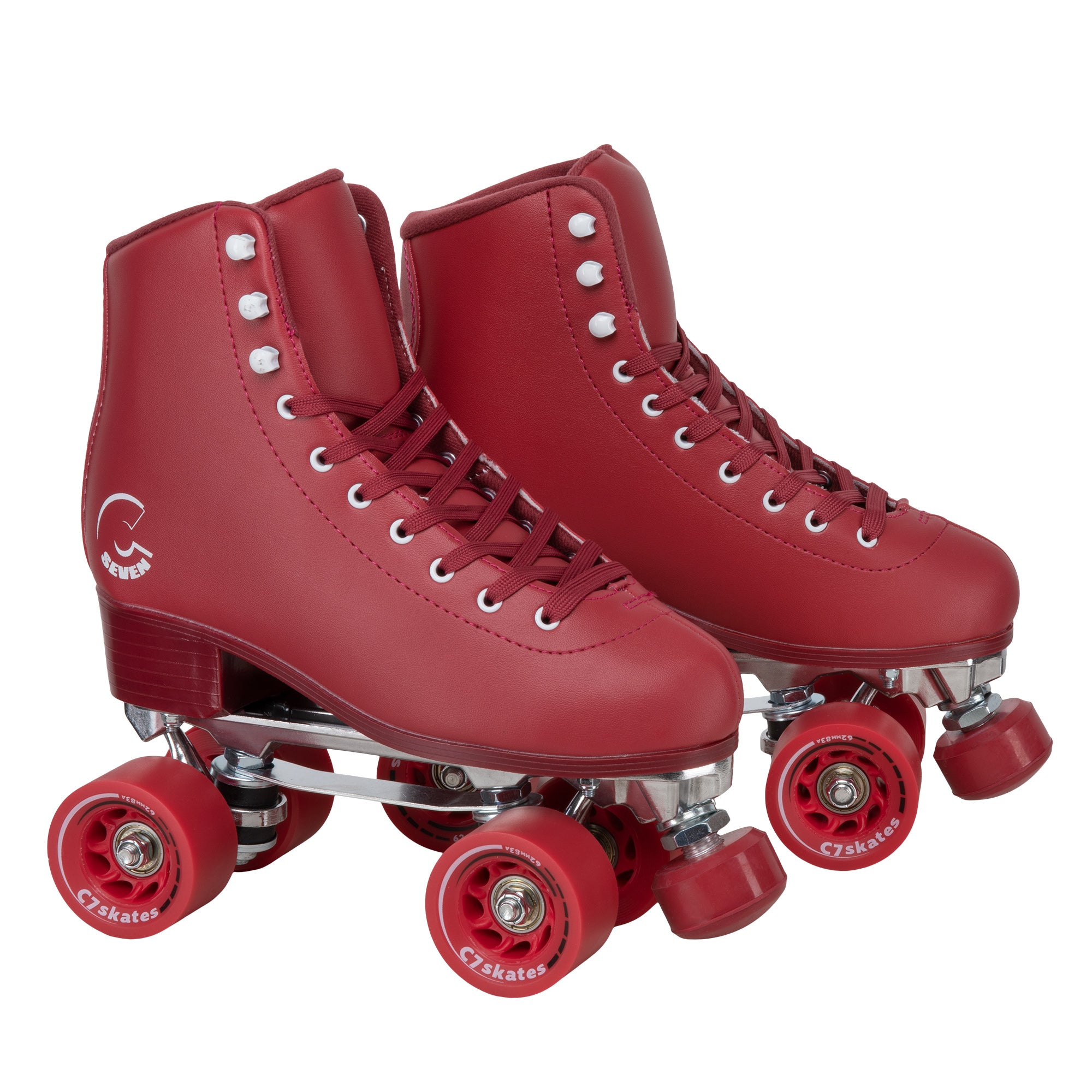 C7skates Dark Magic Unisex Quad Roller Skates (Cherrypop， Women's 6 / Youth 5 / Men's 5)