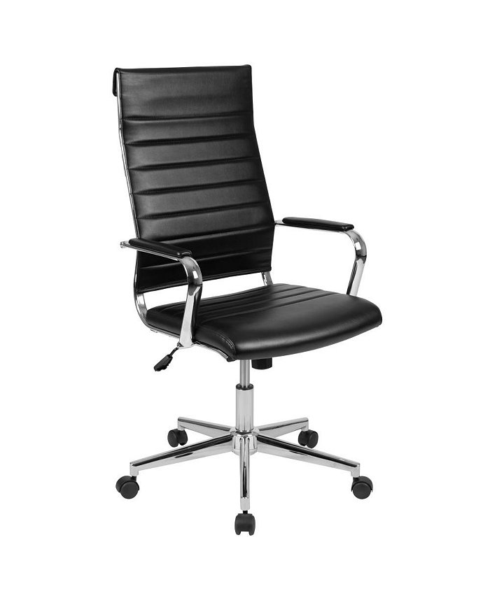 MERRICK LANE Stockholm High Back Home Office Chair With Pneumatic Seat Height Adjustment And 360anddeg; Swivel