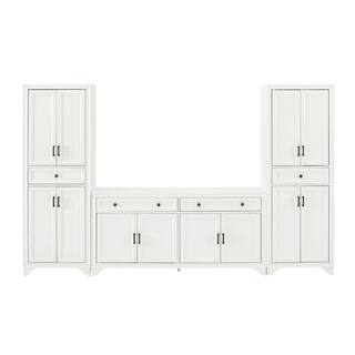 CROSLEY FURNITURE Tara White Sideboard with Pantries KF33012WH