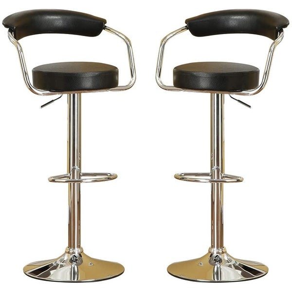 Contemporary Style Bar Stool Counter Height Chairs Set of 2