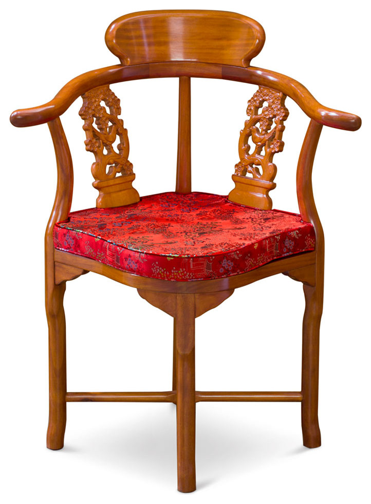 Bird Design Corner Chair   Asian   Armchairs And Accent Chairs   by China Furniture and Arts  Houzz