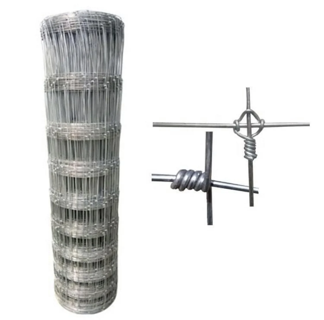 Galvanized Fixed Knot Wire Mesh Farm Fence Cattle Deer Horse