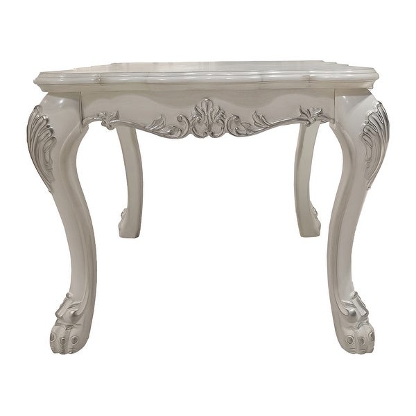 ACME Dresden End Table in Bone White