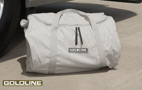 Goldline Truck Camper Covers by Eevelle | Fits 8 - 10 Feet | Gray