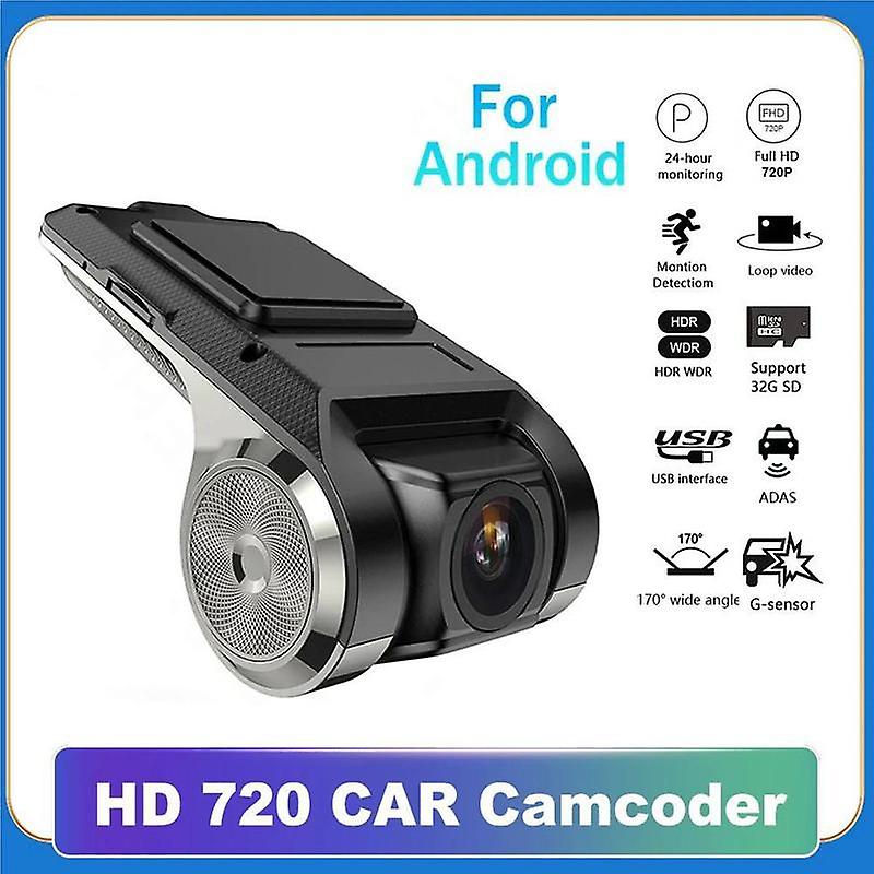 Dash Cam ADAS Car DVR Dashcam Video HD 720P USB TF Card Auto Recorder for Android Multimedia Player