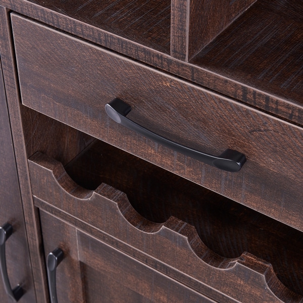 Sideboard Buffet Cabinet with Wine Rack and Drawer