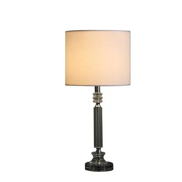 24.5 In. Mitz Crystal Column Modern Table Lamp