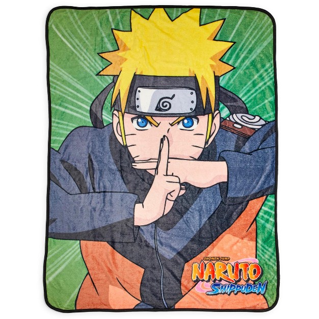 Just Funky Naruto Shippuden Naruto Uzumaki Character Fleece Throw Blanket 60 X 45 Inches