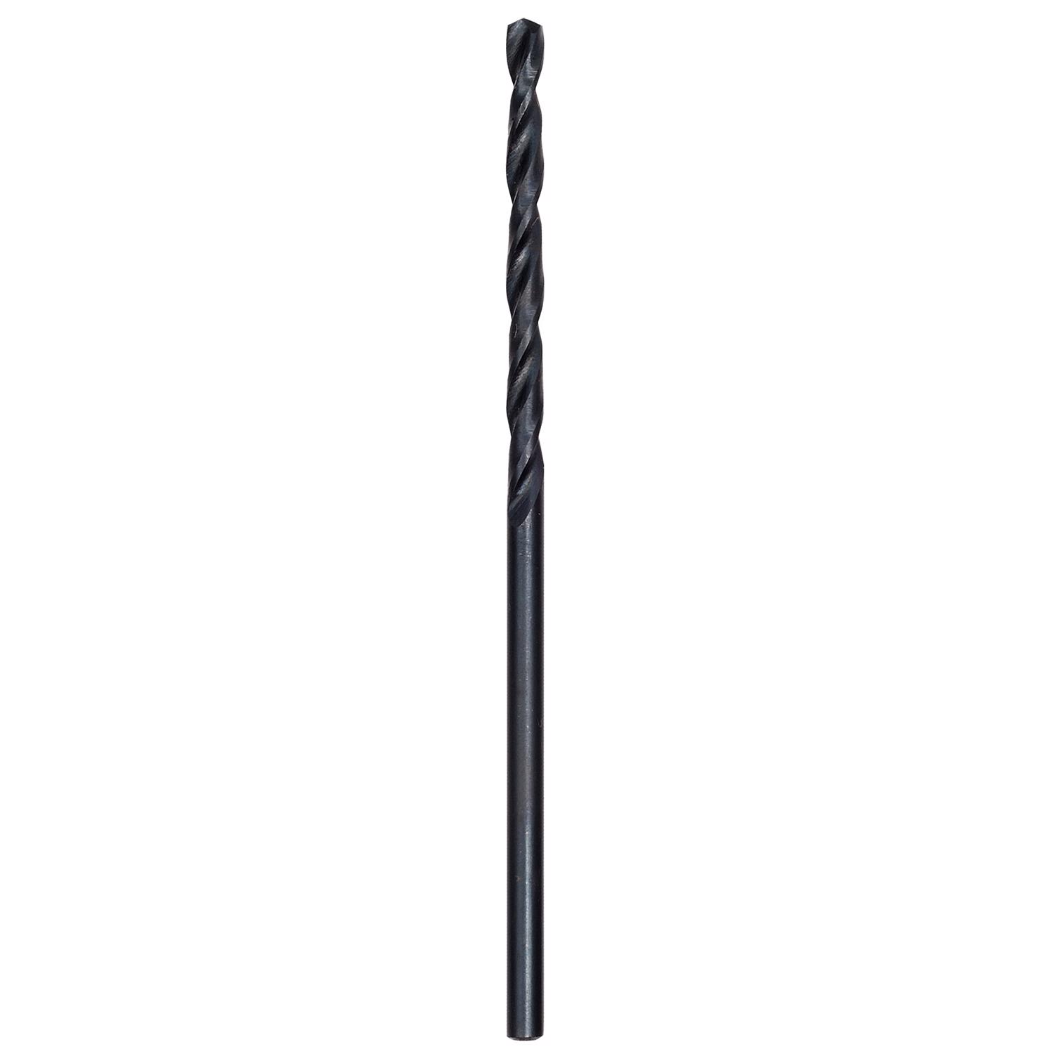 MW Thunderbolt 5/64 in. X 2 in. L Black Oxide Drill Bit 2 pk