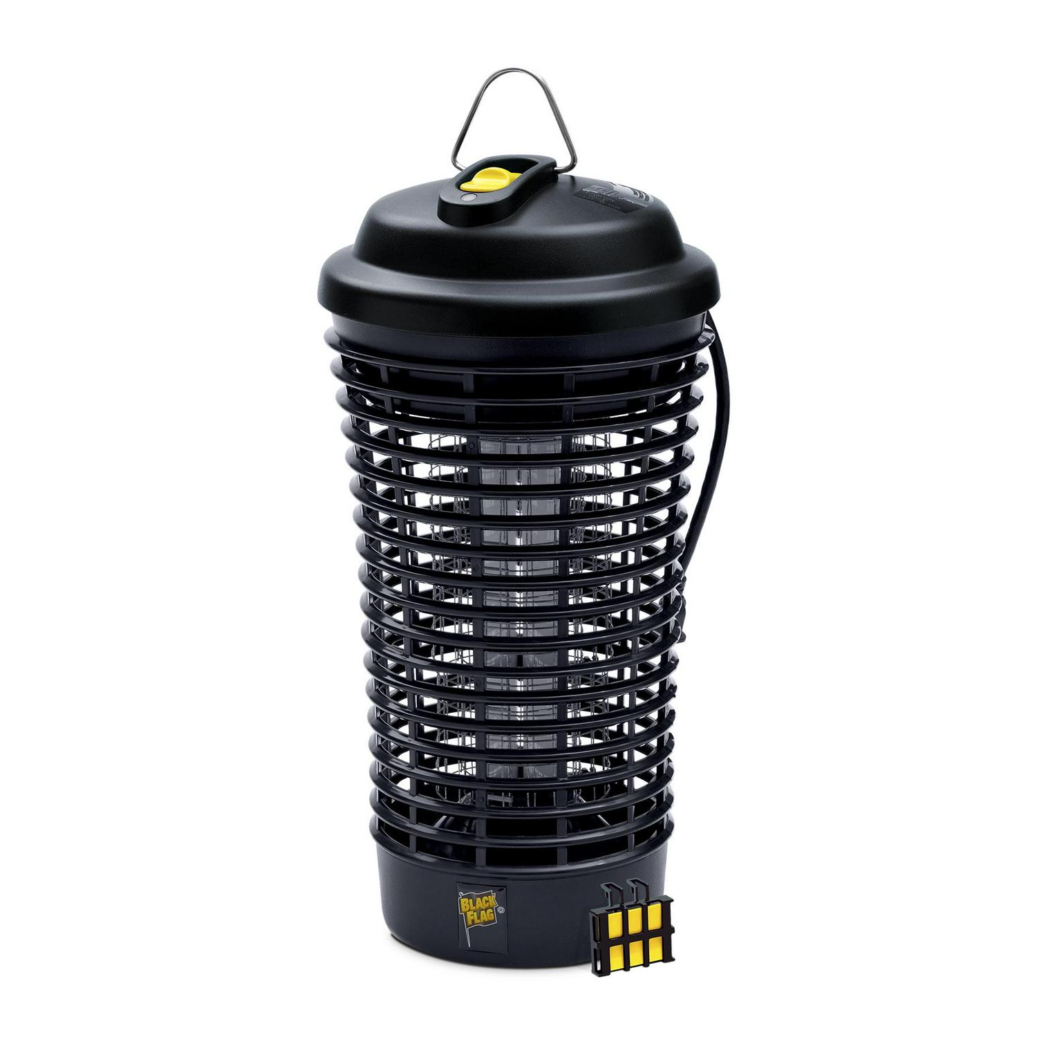 Black Flag 5500 Volt Deluxe 40 Watt Electronic Insect Killer Bug Zapper 15 Acre Coverage Black  Crowdfused