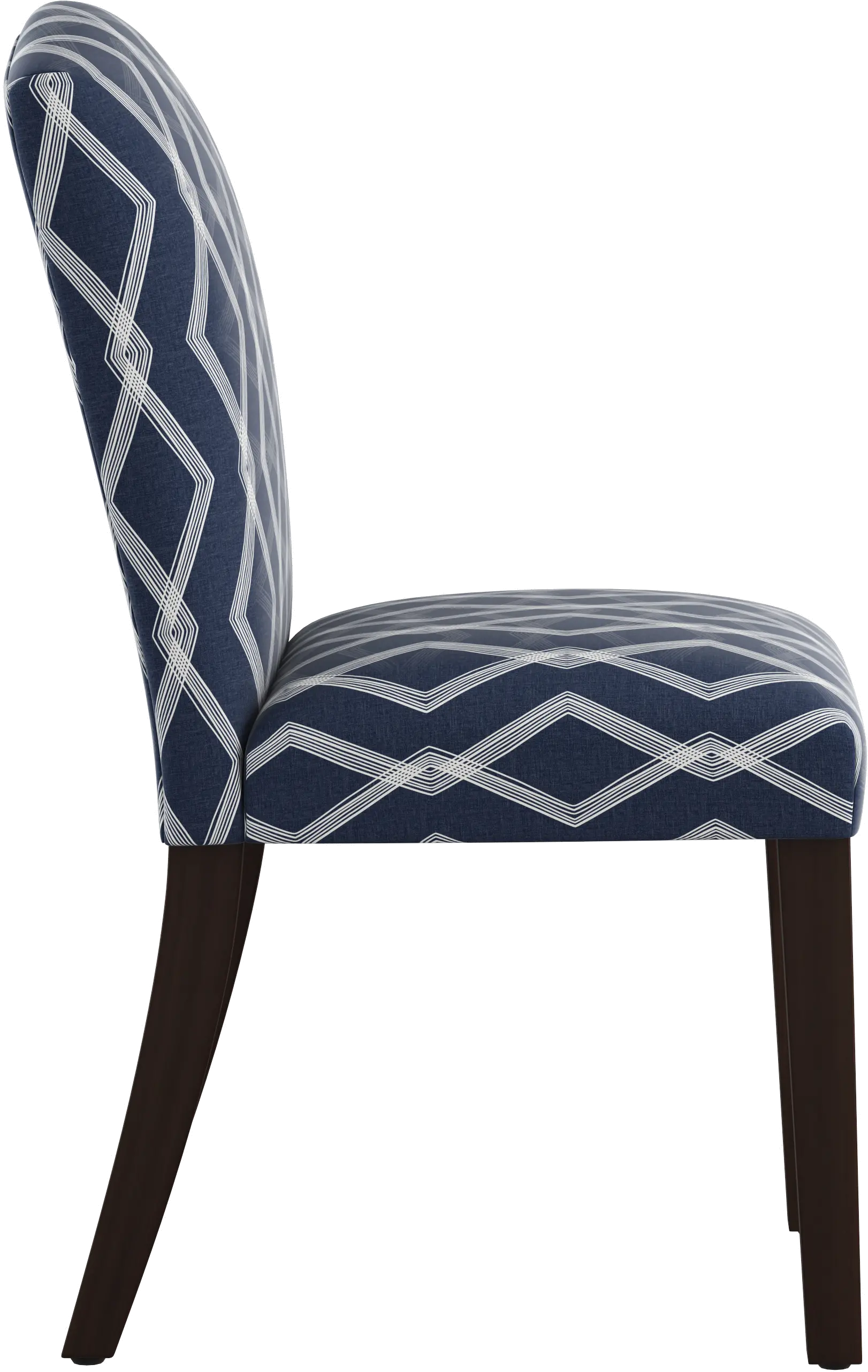 Nora Crossweave Blue Dining Chair - Skyline Furniture