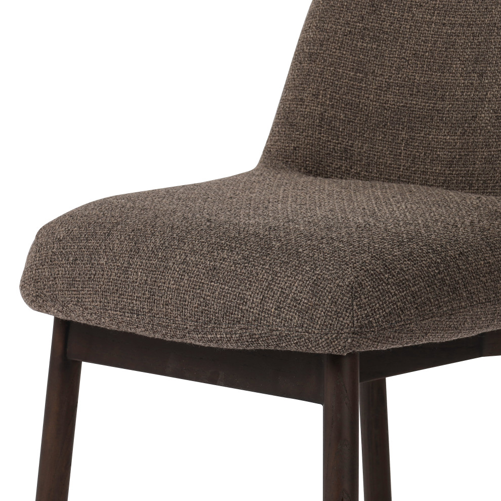 Sora Armless Dining Chair Gibson Mink   Midcentury   Dining Chairs   by Zin Home  Houzz