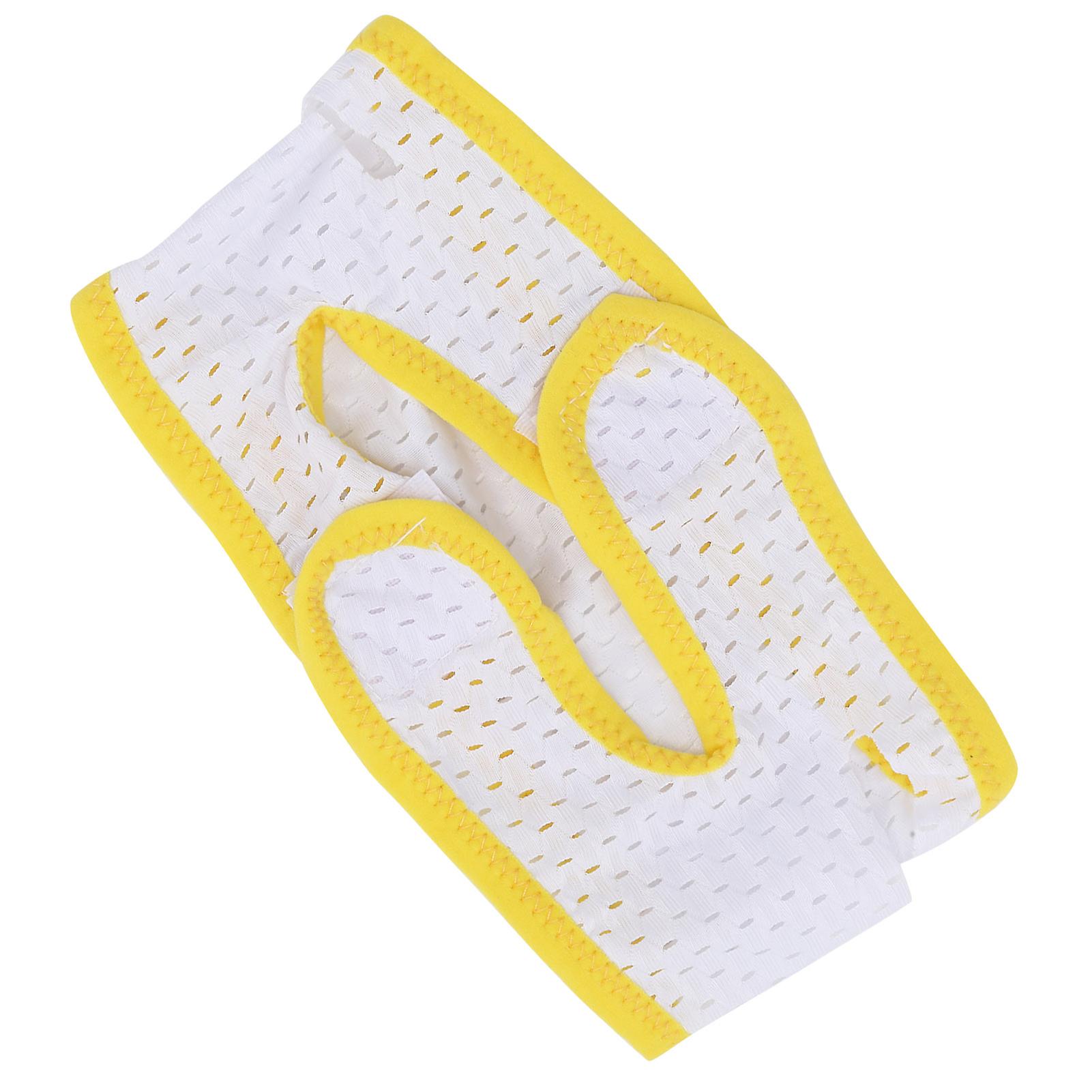 Antisnoring Chin Strap Facial Slimming Mesh Breathable Strap Jaw Support Belt For Adults(yellow， Edge Covering )