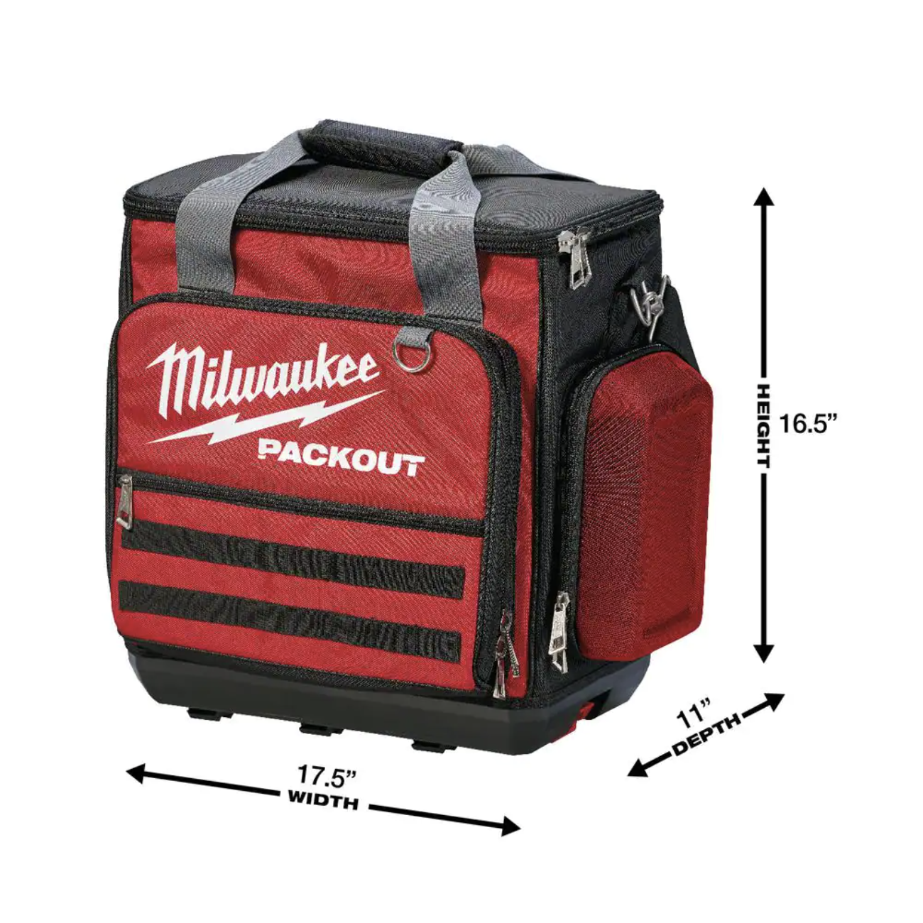 Milwaukee 10-Piece 1000-Volt Insulated Screwdriver Set and Case with 11 in. PACKOUT Tech Tool Bag