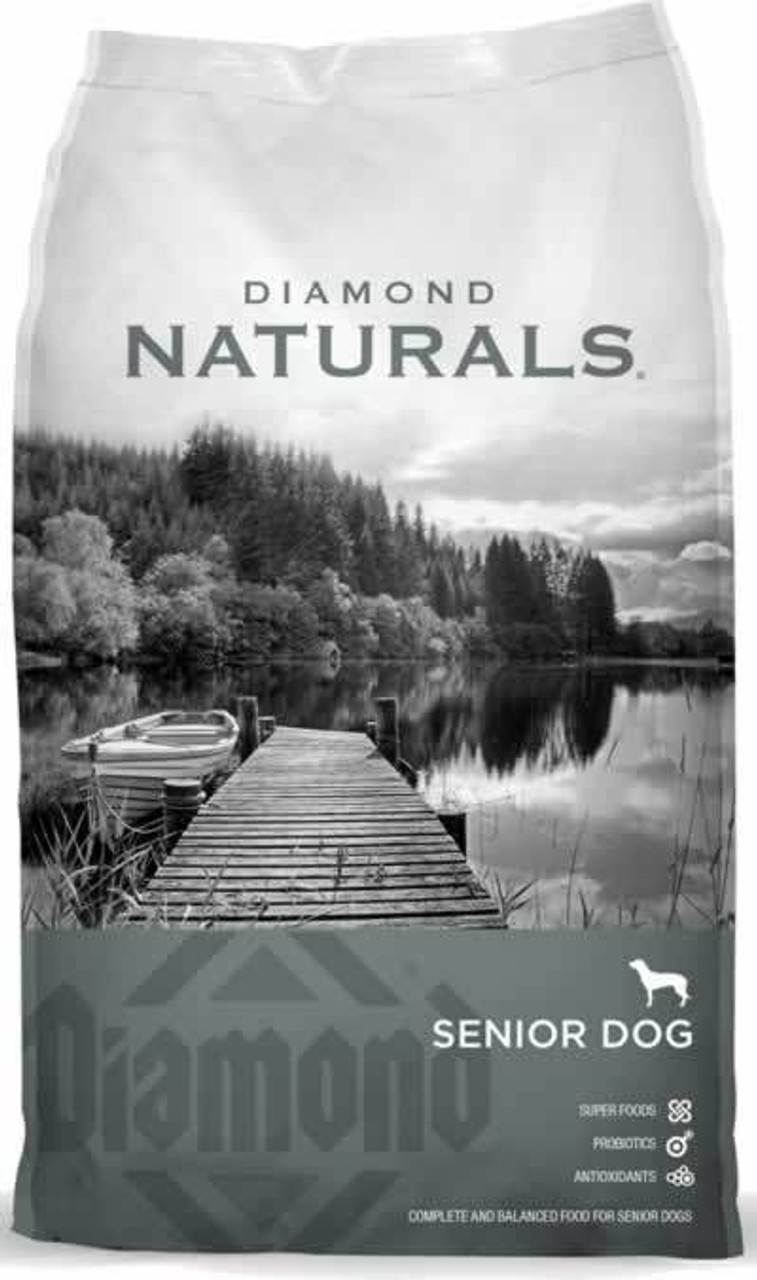 Diamond Naturals Senior 8+ Dog Food， 18 Pounds