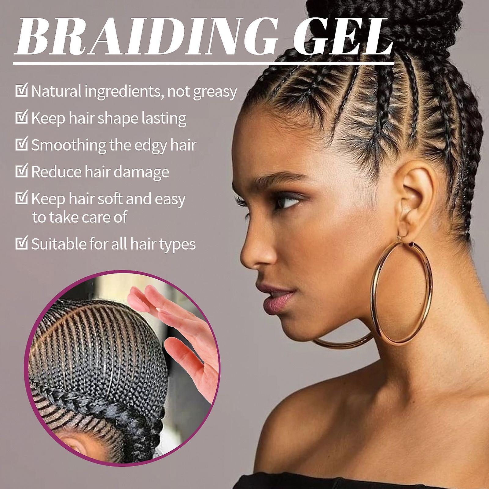 Dirty Braiding Styling Gel Moisturizing Styling Shiny Hair Wax Dirty Braid Prevent Hair Loss And Reduce Hair Damage