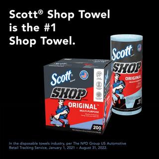 Scott Original Blue Shop Paper Towel Roll (55 sheets per Roll) 75147