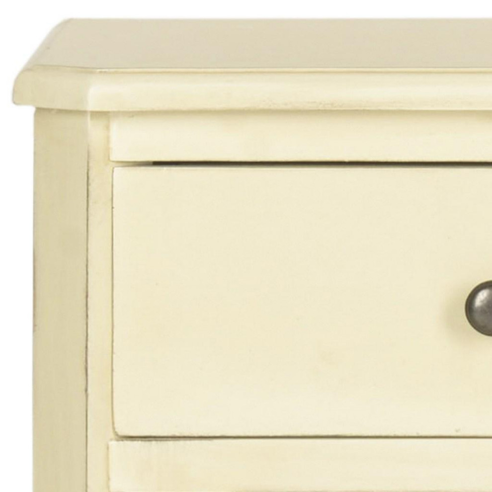 Washington End Table With Storage Drawers Barley   Farmhouse   Side Tables And End Tables   by Peachtree Fine Furniture  Houzz