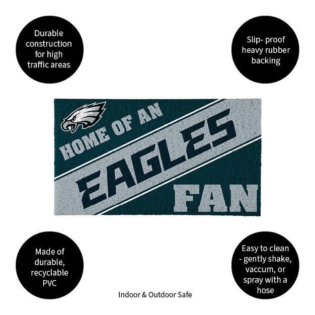 Evergreen Philadelphia Eagles Pvc Mat Color