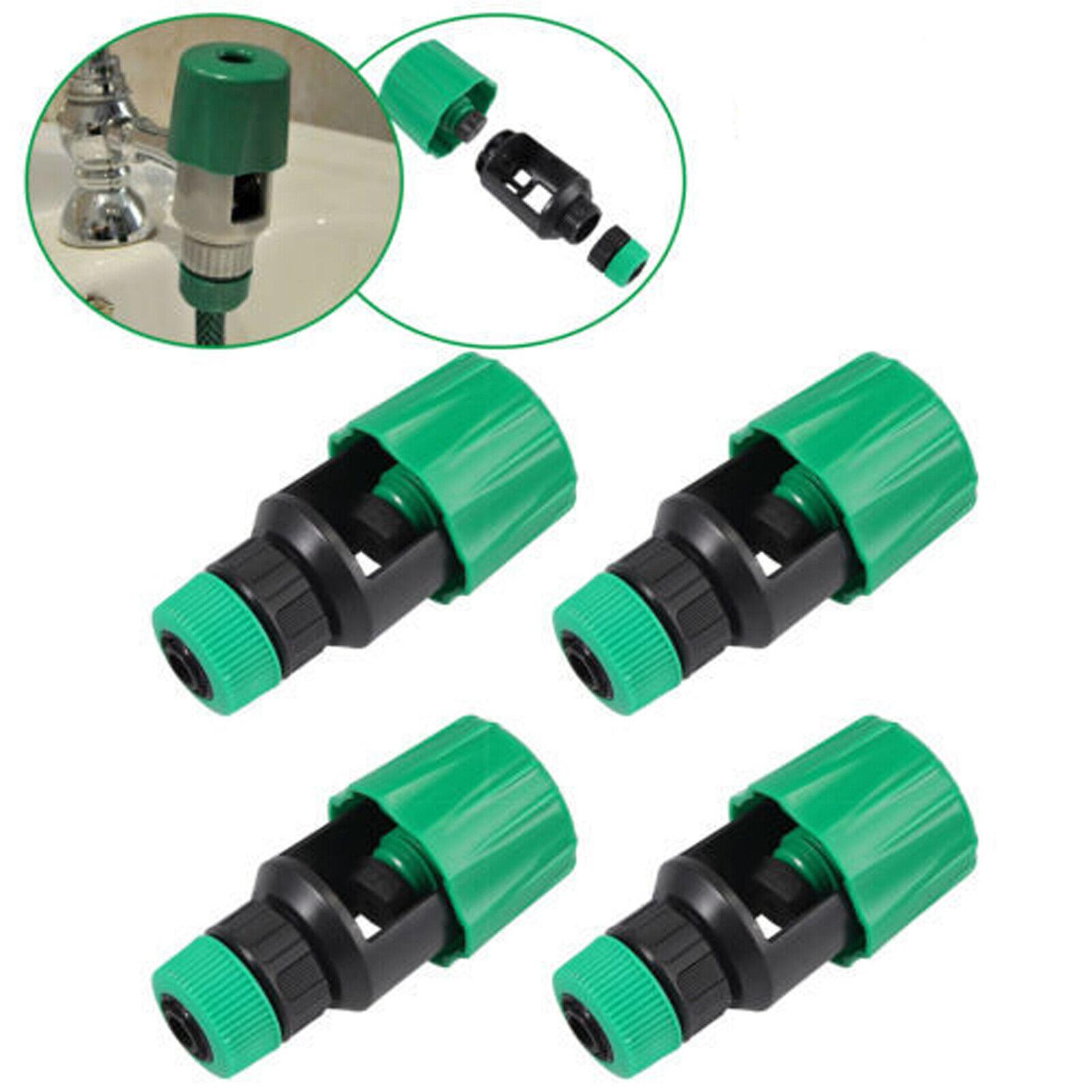 4pcs Kitchen Mixer Tap To Garden Hose Pipe Connector Quick Watering Adapter