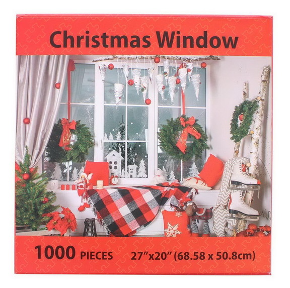 JPW JPW 80802WIND C Christmas Window 1000 Piece Ji...