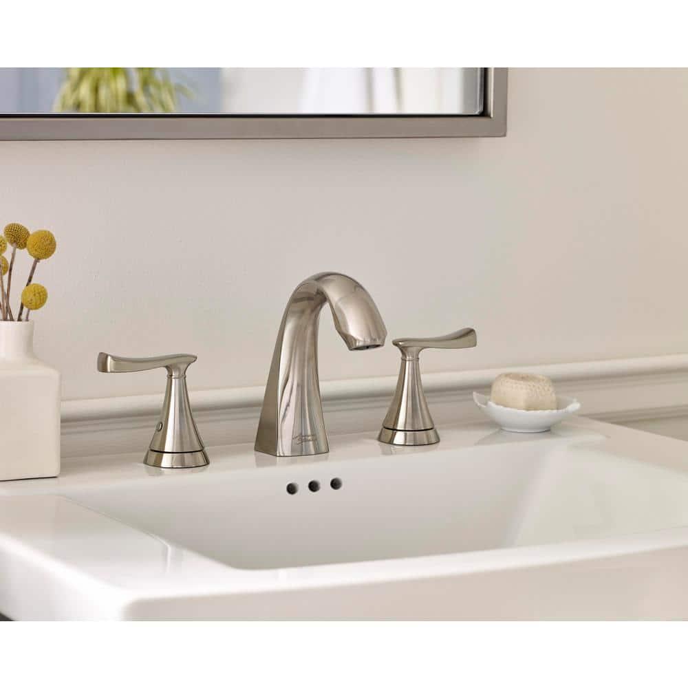 American Standard Chatfield 8 in Widespread 2Handle Bathroom Faucet in Brushed Nickel